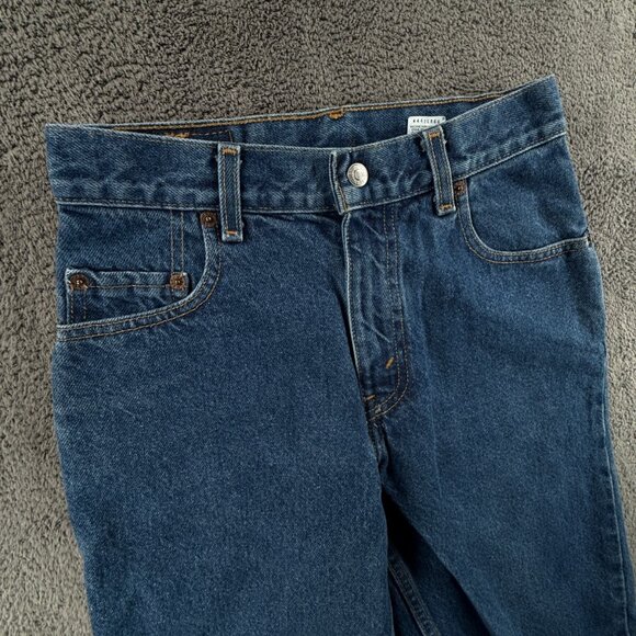 VTG Levi’s 565 Women Size 14 Loose Fit Blue Denim Jeans All Cotton ACTL 25x26.5 - Picture 8 of 16